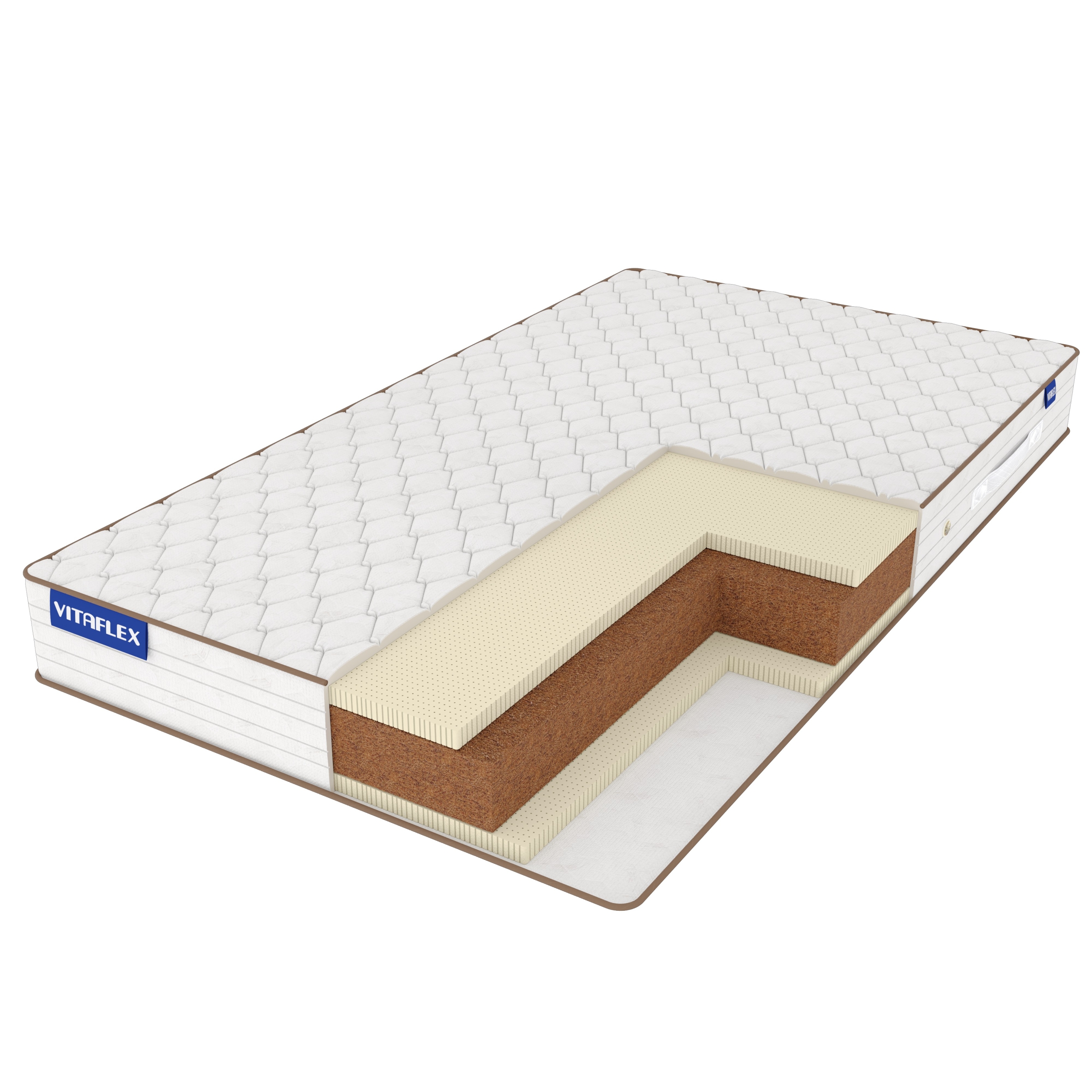 

Матрас Vitaflex Mix Easy-Hard Strong 150х170, Белый, Easy-Hard Strong