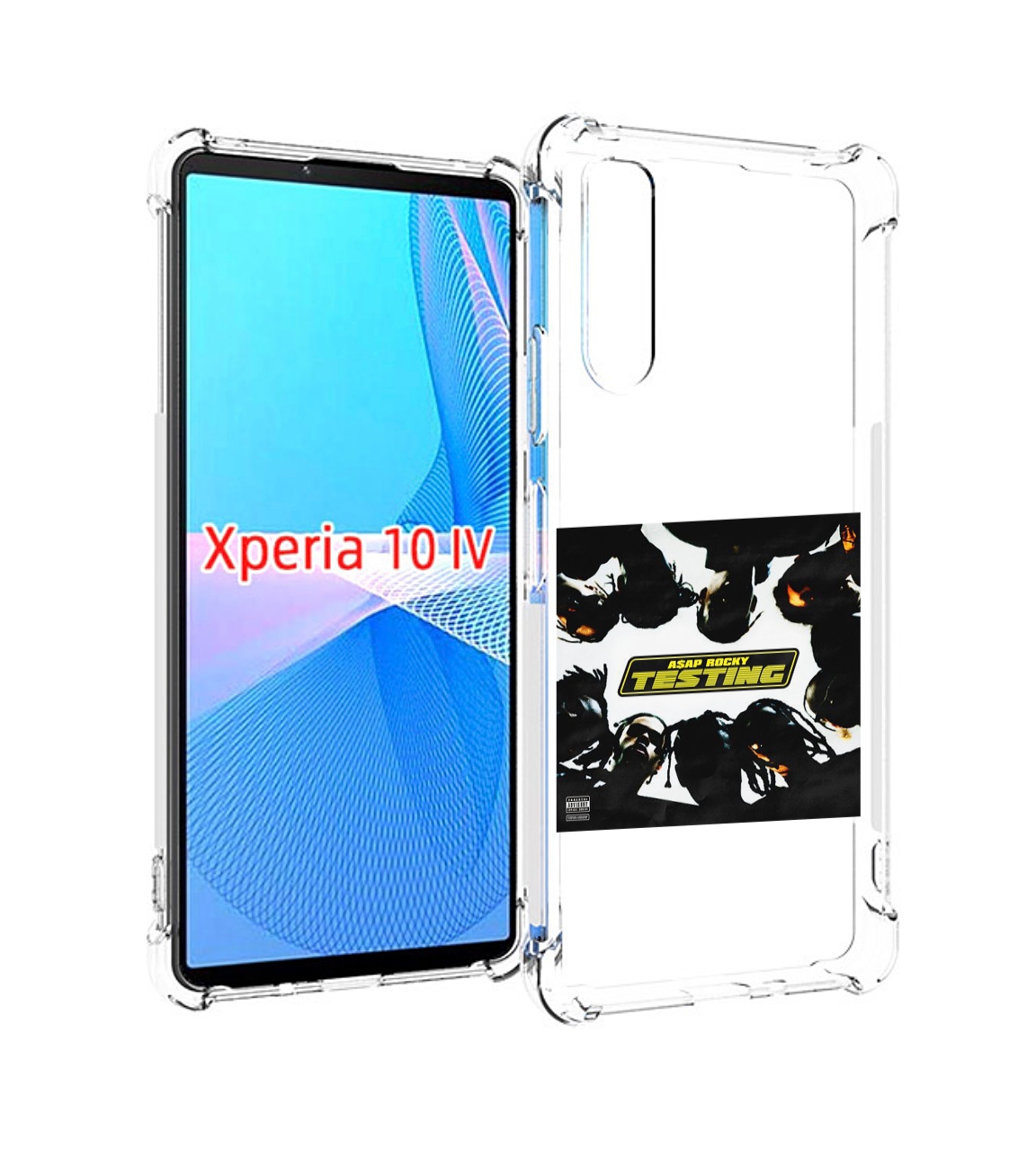 

Чехол MyPads ASAP Rocky - TESTING для Sony Xperia 10 IV (10-4), Прозрачный, Tocco