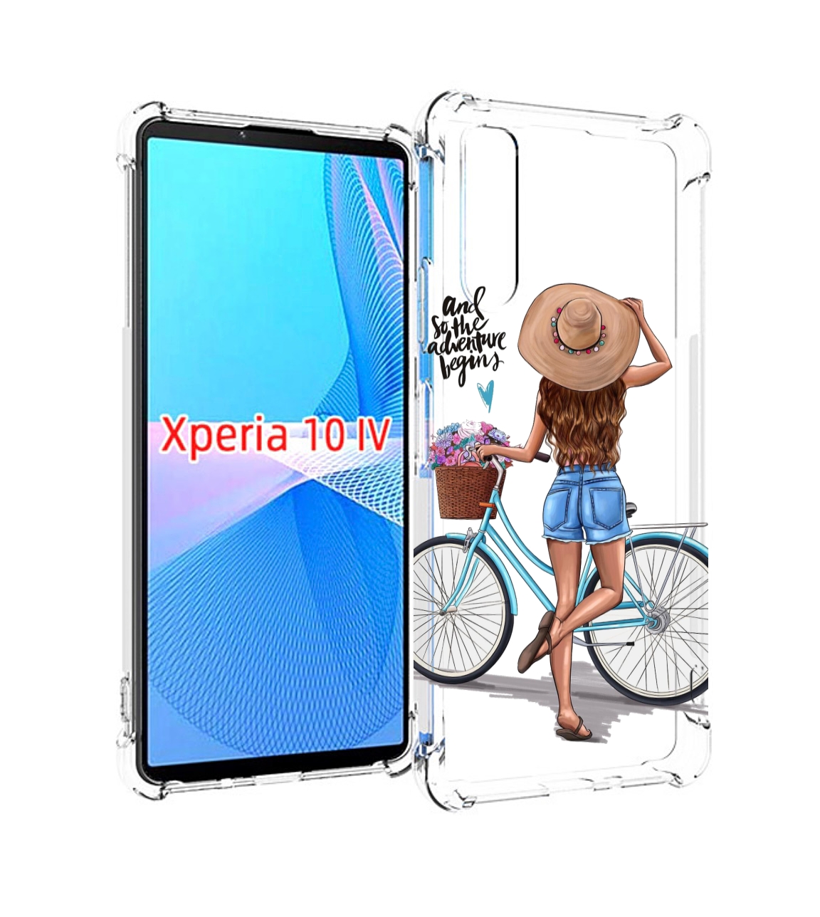 

Чехол MyPads Adventure женский для Sony Xperia 10 IV (10-4), Прозрачный, Tocco