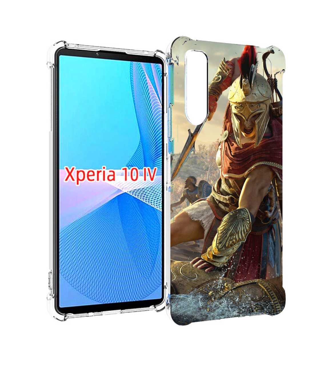 

Чехол MyPads Assassin's Creed Odyssey Kassandra мужской для Sony Xperia 10 IV (10-4), Прозрачный, Tocco