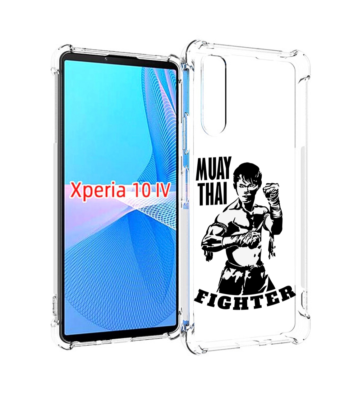 

Чехол MyPads Единоборства муайтай для Sony Xperia 10 IV (10-4), Прозрачный, Tocco