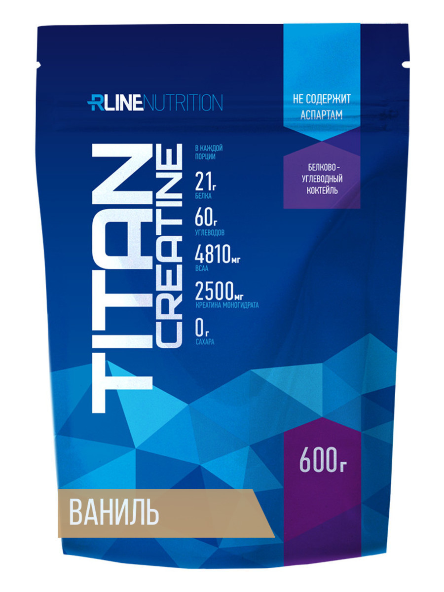 фото R-line titan creatine (0.6 кг) ваниль rline