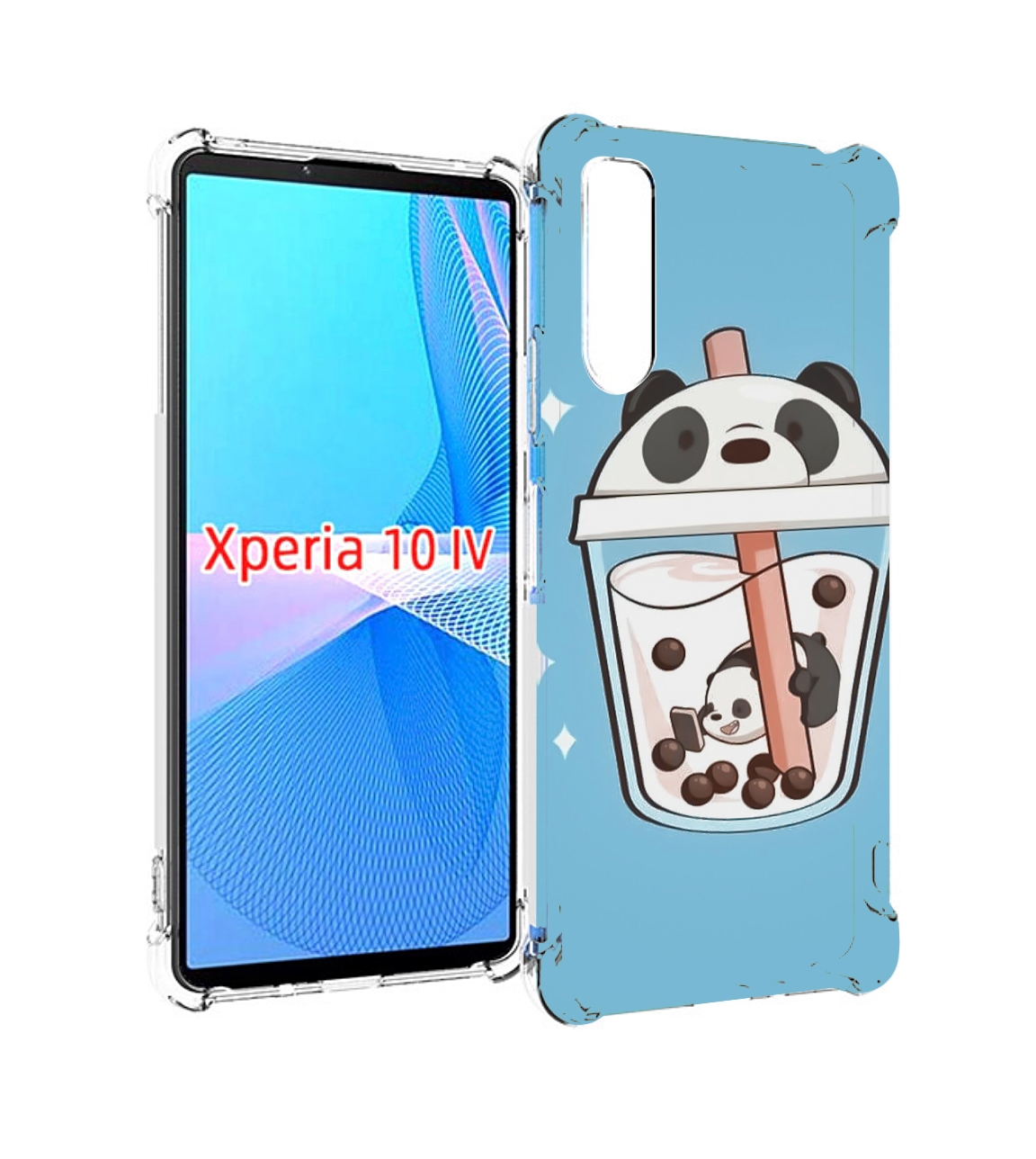 Чехол MyPads Bubble tea для Sony Xperia 10 IV (10-4)