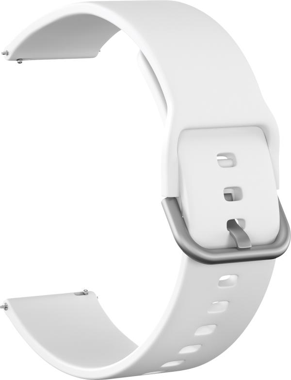 

Ремешок силиконовый GSMIN Sport Line 20 для Xiaomi Mibro Lite (Белый)