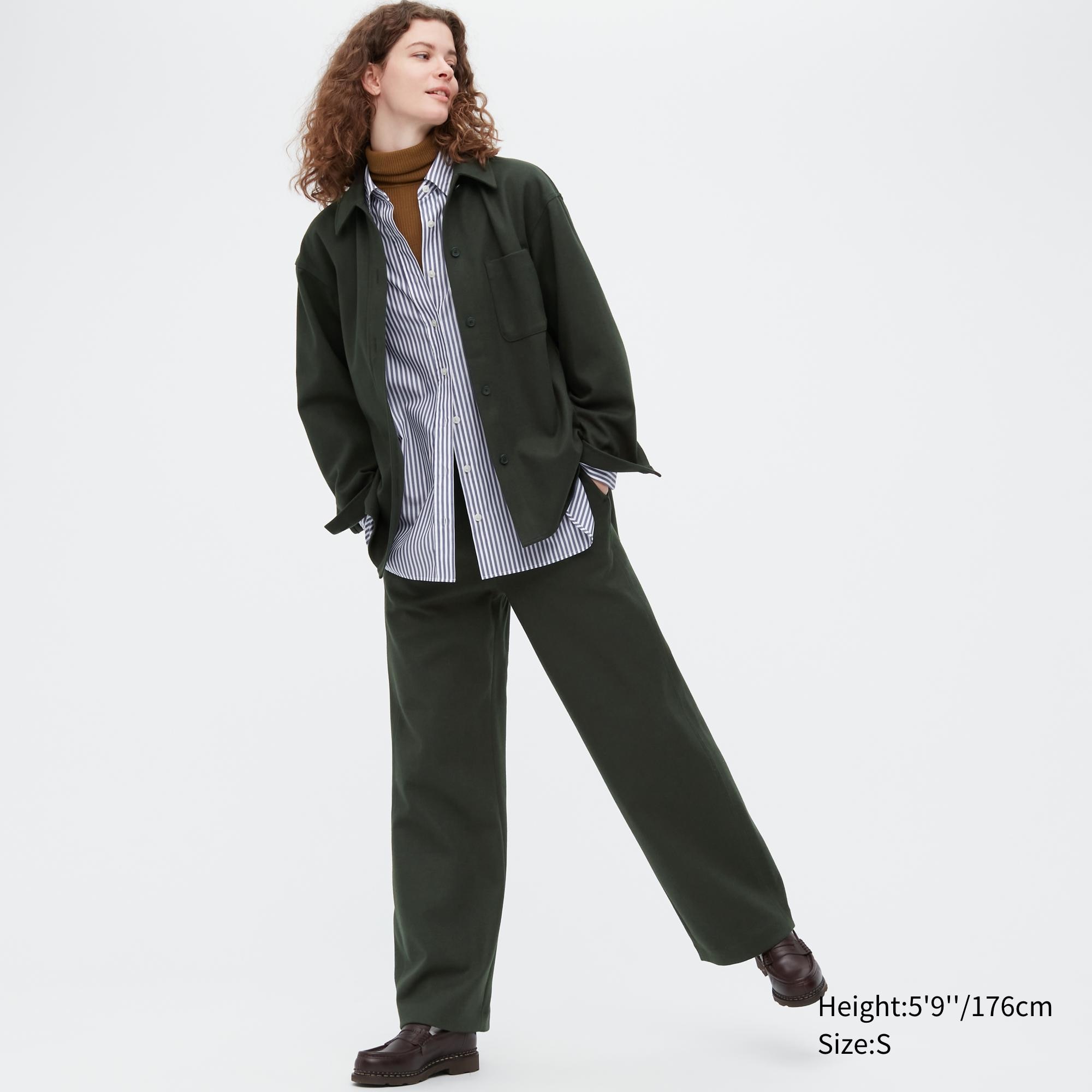 

Брюки женские UNIQLO 453475COL59 зеленые 2XS (доставка из-за рубежа), 453475COL59