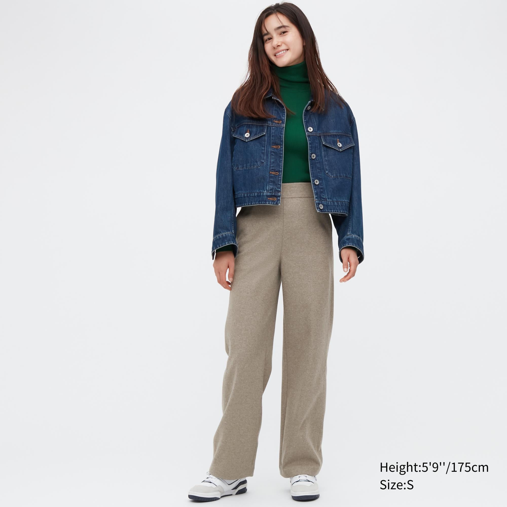 

Брюки женские UNIQLO 453475COL32 бежевые S (доставка из-за рубежа), 453475COL32