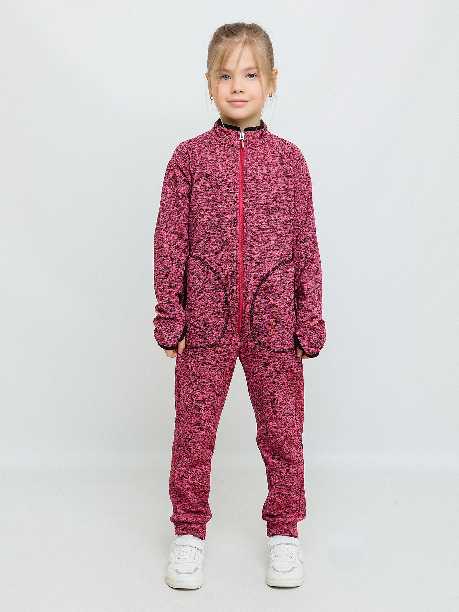 

Комбинезон детский Batik 794-25з-3, розовый меланж, 104, 794-25з-3