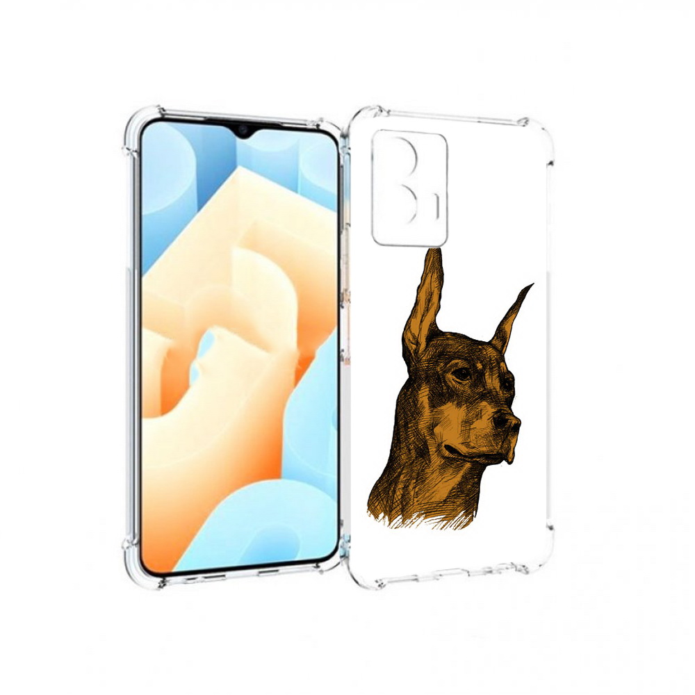 

Чехол MyPads Tocco для Vivo U5 скетч доберман (PT226979.416.605), Прозрачный, Tocco