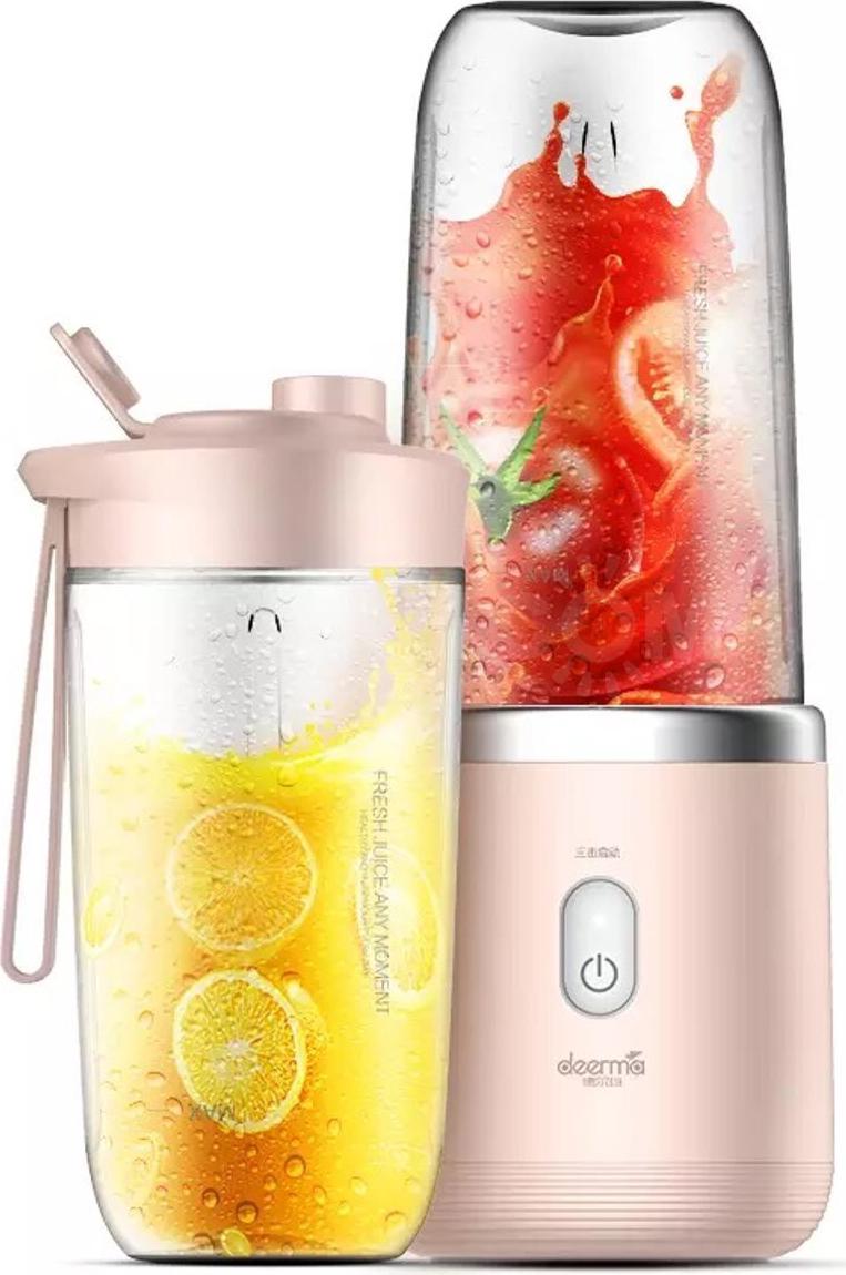 

Блендер Xiaomi Deerma Fruit Cup 400ml Pink DEM-NU05