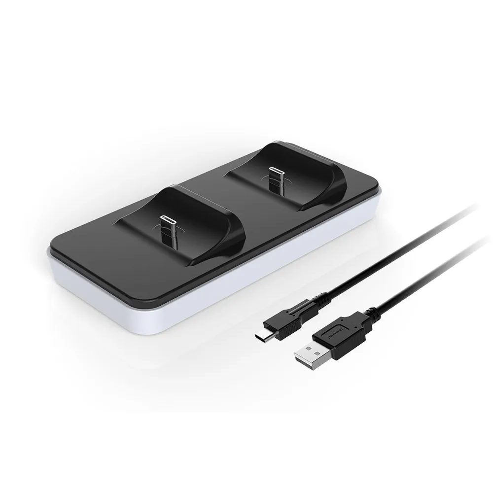 

Зарядная станция геймпада DOBE Charging Dock TP5-0504 для Playstation 5, Белый;черный, Charging Dock TP5-0504