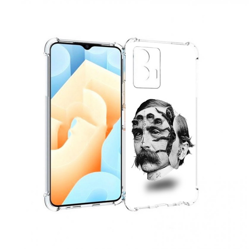 

Чехол MyPads Tocco для Vivo U5 страшное лицо мужчины (PT226979.416.629), Прозрачный, Tocco