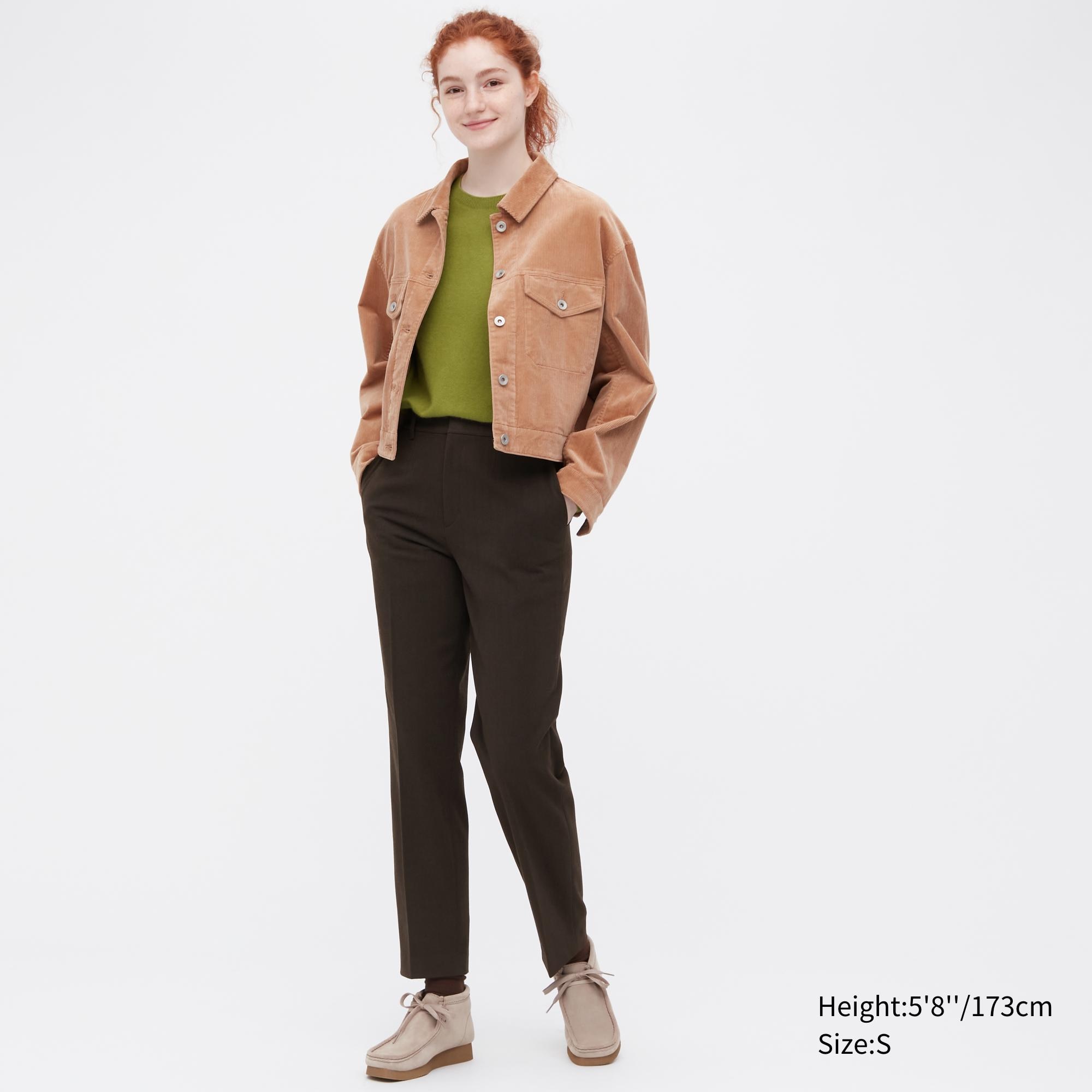 

Брюки женские UNIQLO 455382COL39 коричневые L (доставка из-за рубежа), 455382COL39