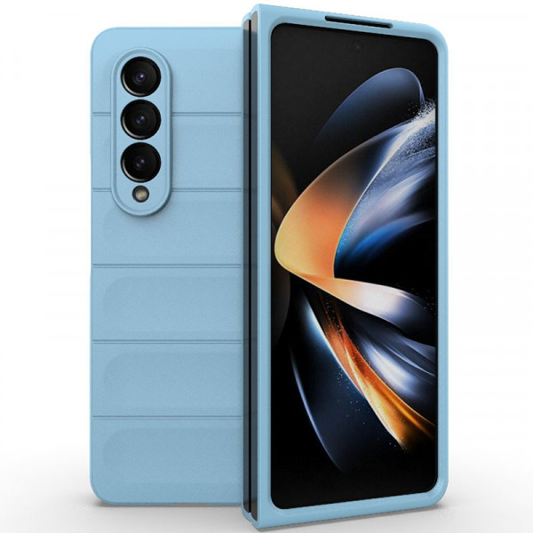 

Пластиковый чехол Flex Matte для Samsung Galaxy Z Fold 4, голубой, Flex Matte