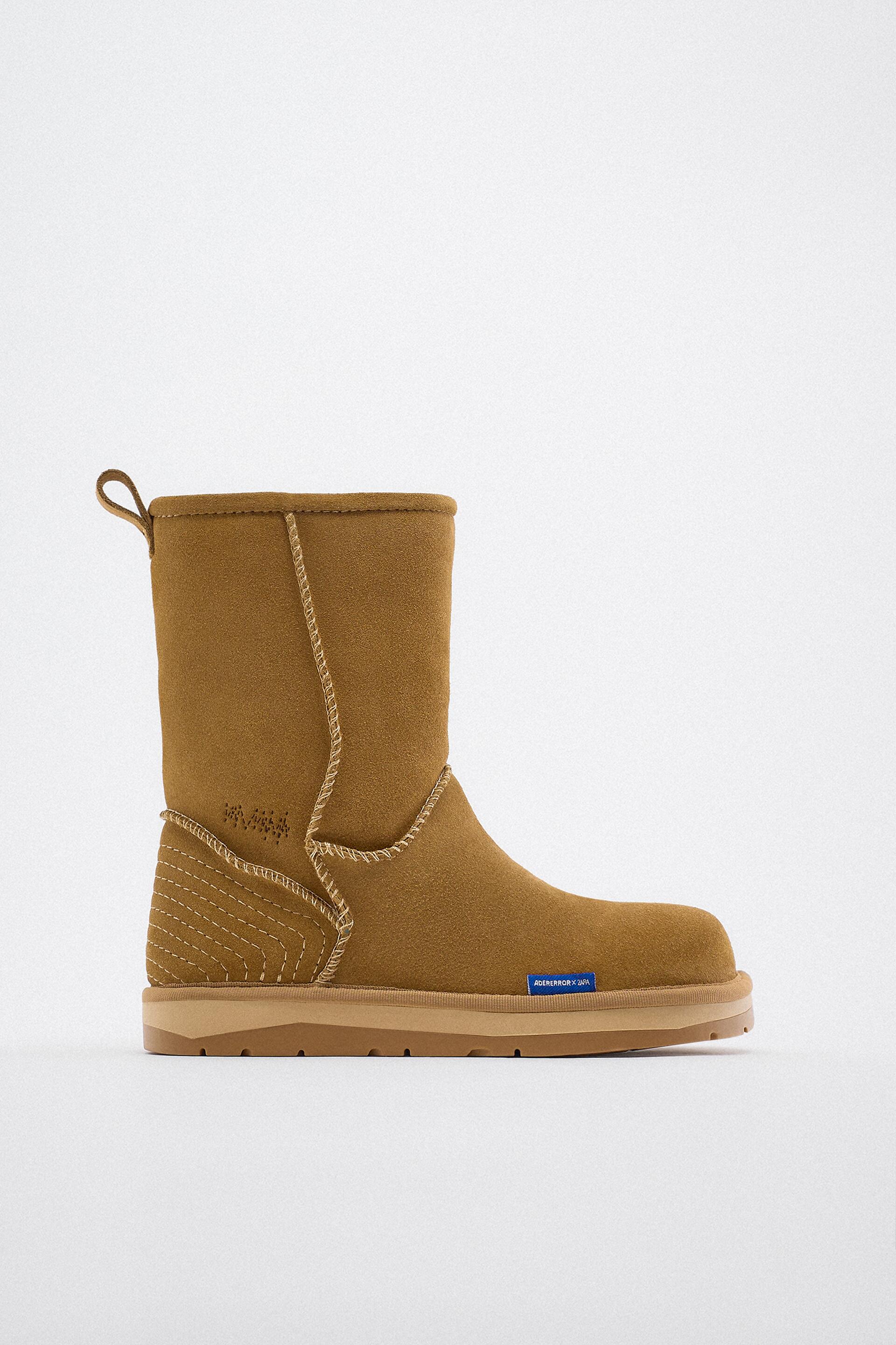 

Угги женские ZARA 222765 коричневые 36 RU (доставка из-за рубежа), 222765