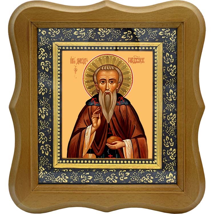 

Давид Гареджийский преподобный. Икона на холсте.