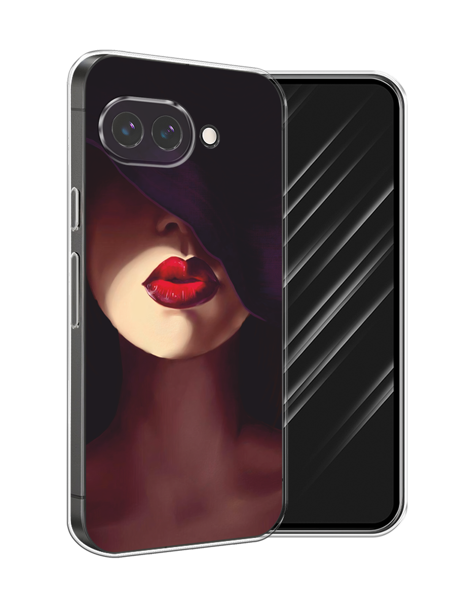 

Чехол Awog на Google Pixel 9a "Красные губы", Черный;бежевый;красный, 272250-1