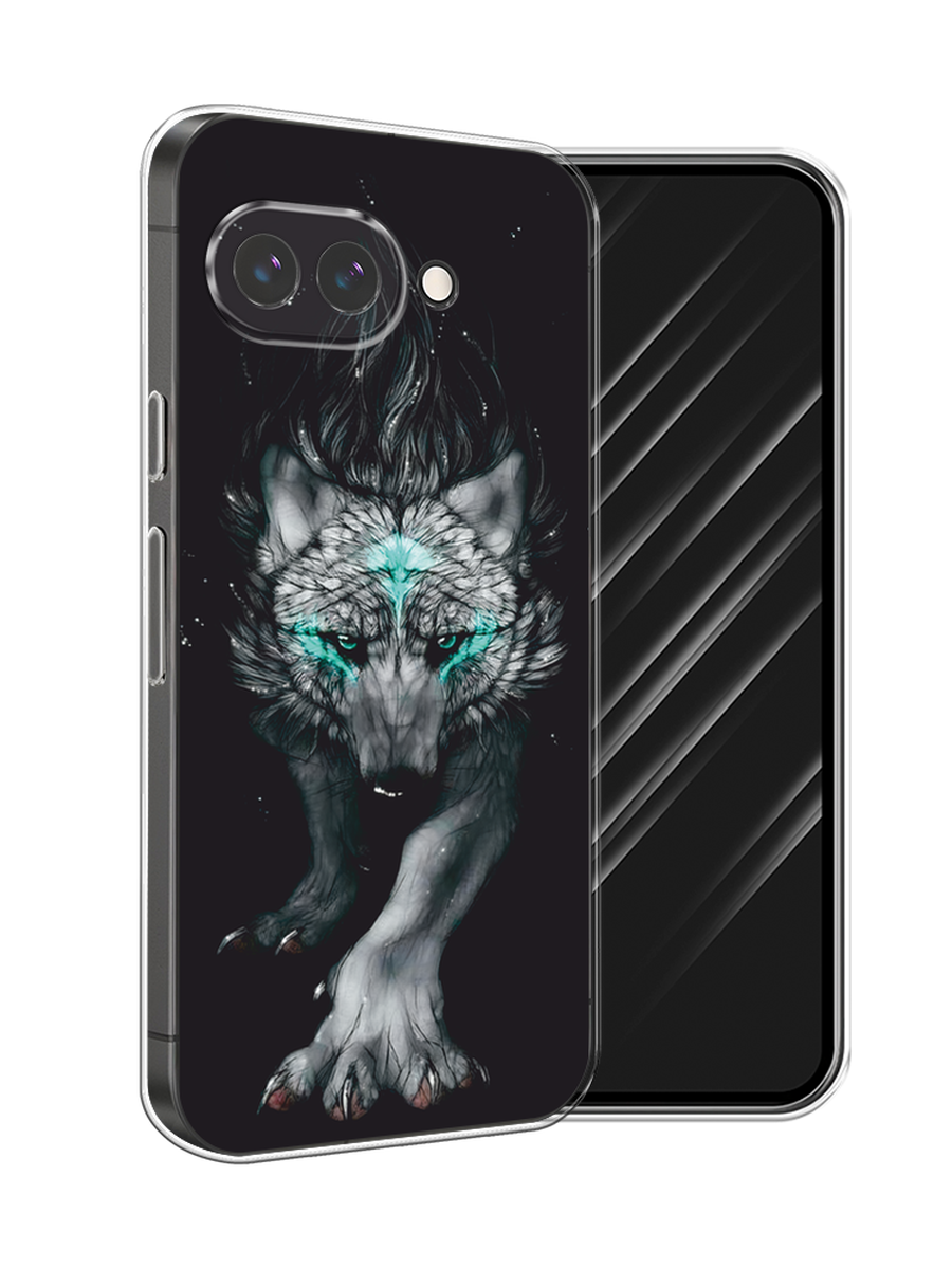 

Чехол Awog на Google Pixel 9a "Волшебный волк", Черный;серый, 272250-1