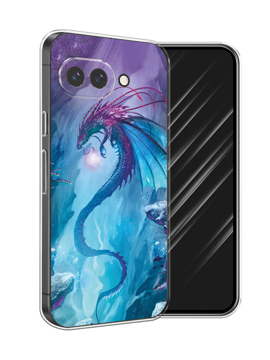 

Чехол Awog на Google Pixel 9a "Водный дракон", Голубой;фиолетовый;синий, 272250-1