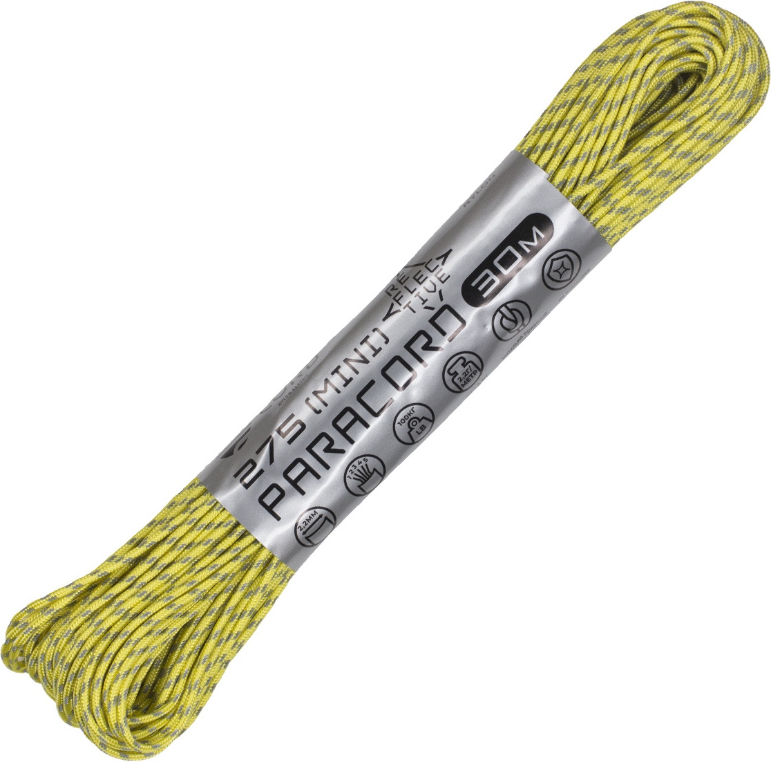 

Паракорд 275 CORD 30м световозвращающий (lemon), Желтый