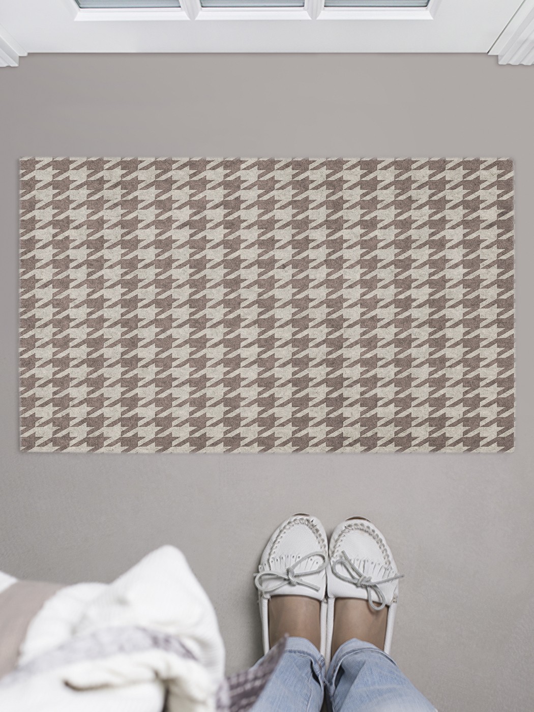 

Придверный коврик в прихожую для обуви, на резиновой основе, 75x45 см door_50871 JoyArty