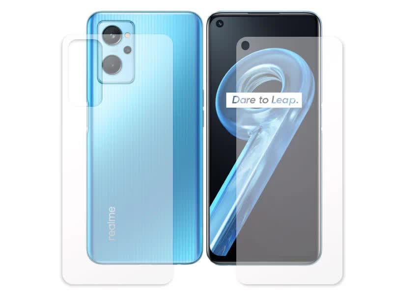 Гидрогелевая пленка LuxCase для Realme 9i 0.14mm Front&Back Transparent 90539