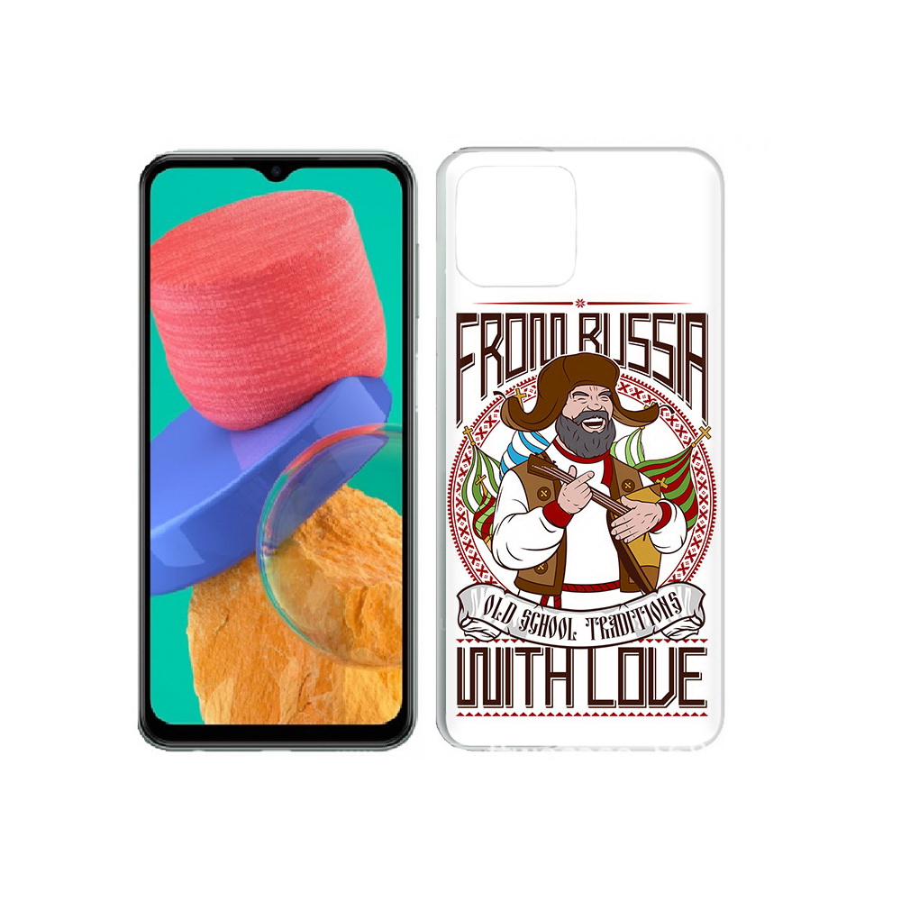 

Чехол MyPads Tocco для Samsung Galaxy M33 русский мужчина (PT227322.603.590), Прозрачный, Tocco