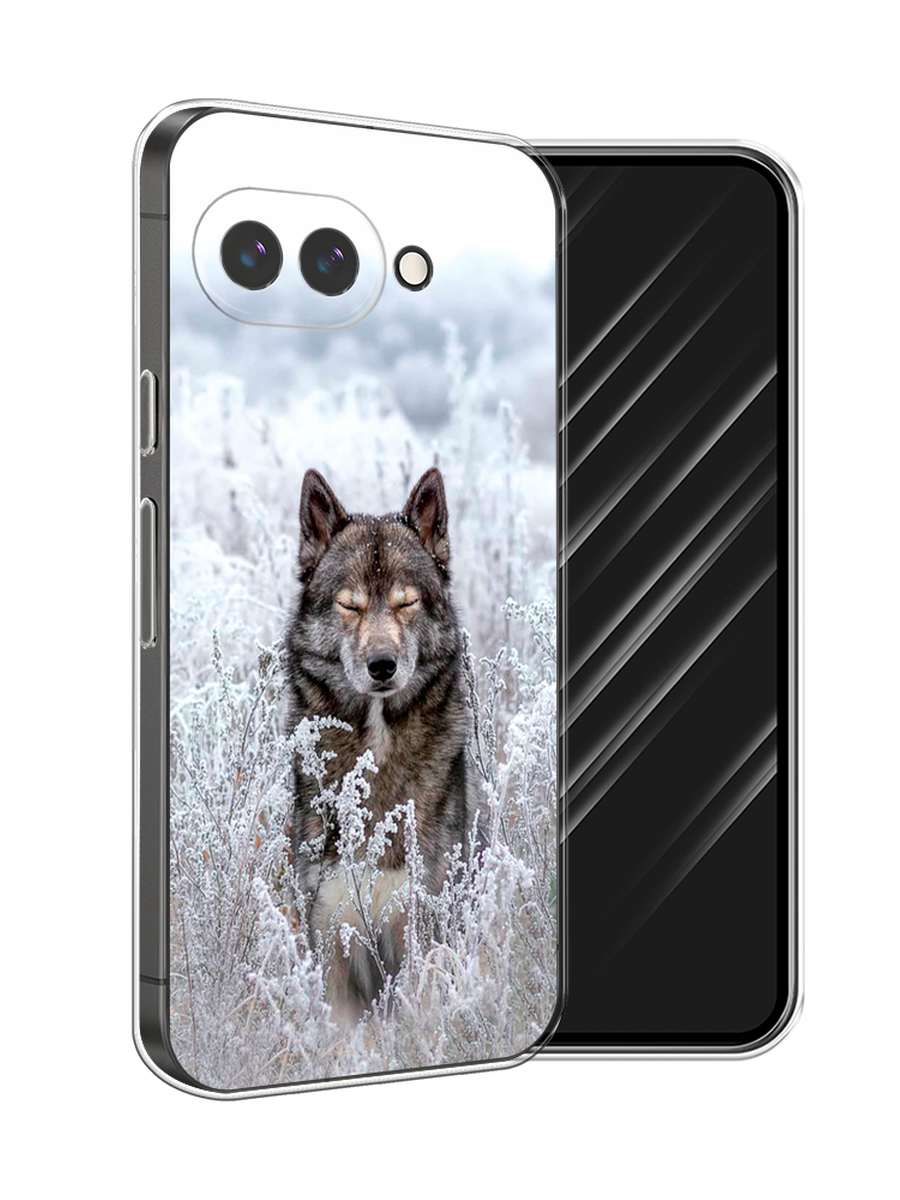 

Чехол Awog на Google Pixel 9a "Волк в поле", Белый;черный, 272250-1