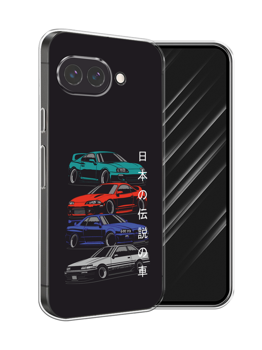 

Чехол Awog на Google Pixel 9a "JDM Legend cars", Зеленый;красный;синий, 272250-1