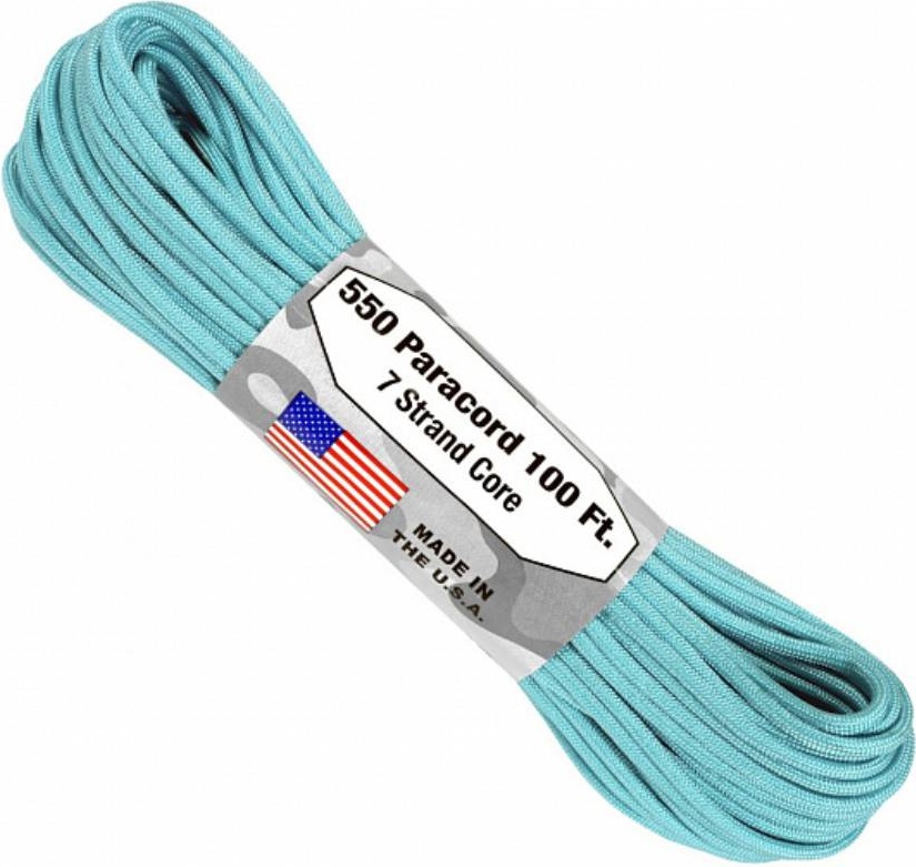 

Паракорд 550 ATWOODROPE 100ft (USA), carolina blue, Голубой