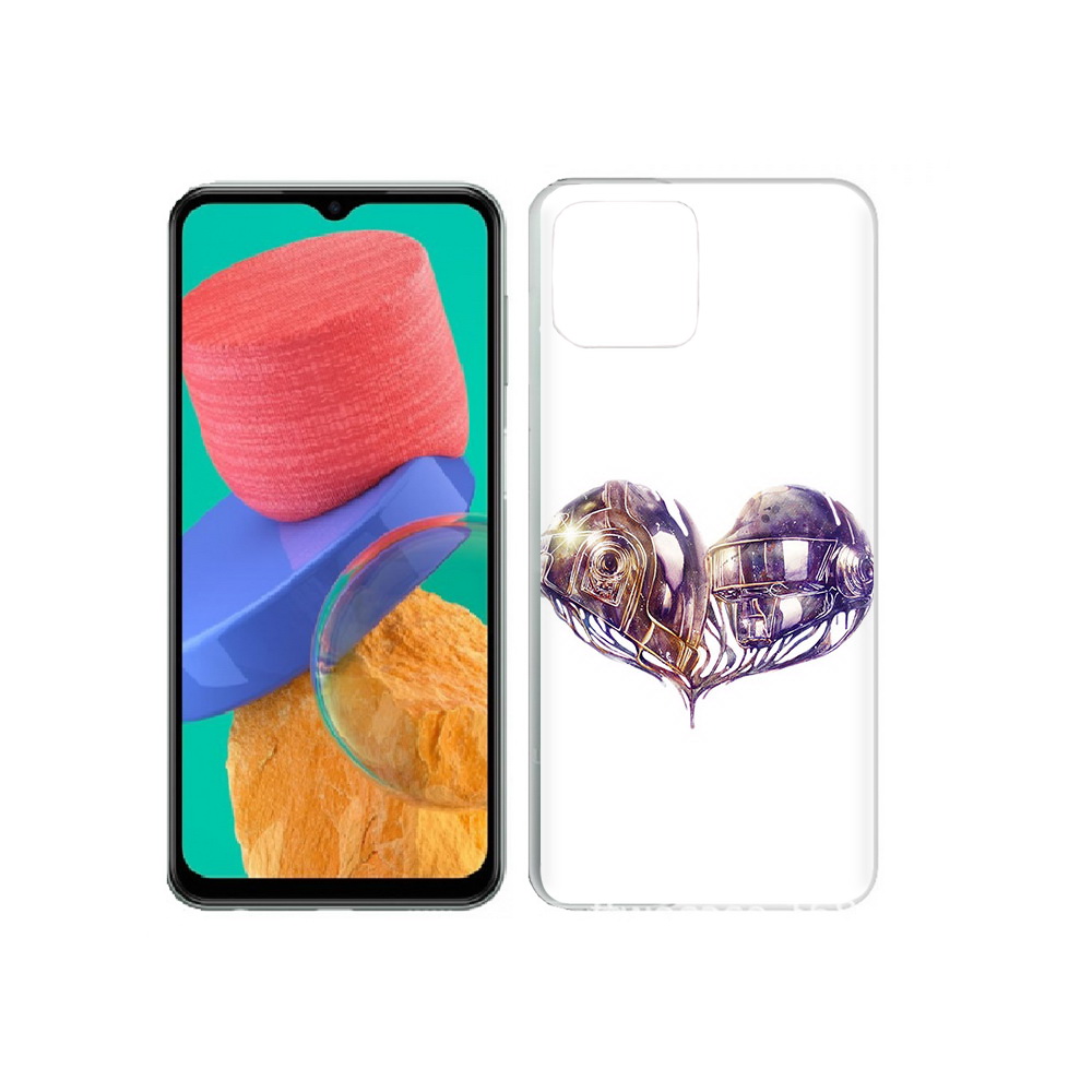 

Чехол MyPads Tocco для Samsung Galaxy M33 сердце абстракция (PT227322.603.596), Прозрачный, Tocco