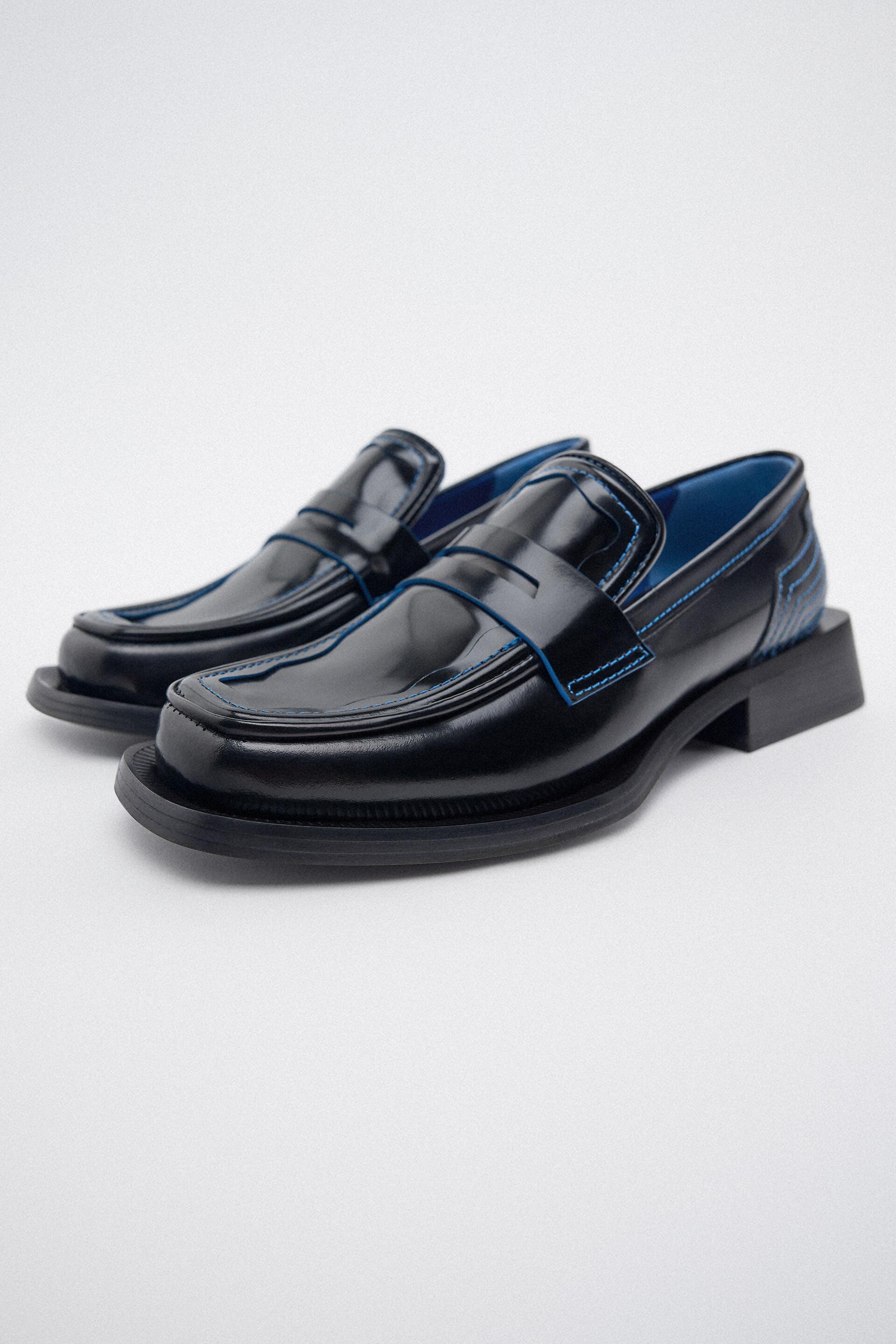 

Лоферы женские ZARA 14501110 черные 36 EU (доставка из-за рубежа), 14501110