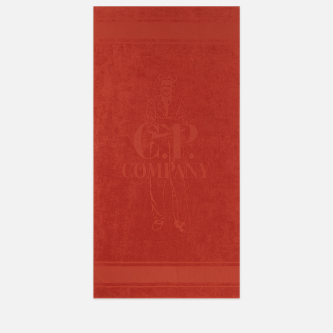 Полотенце C.P. Company British Sailor Beach Towel оранжевый