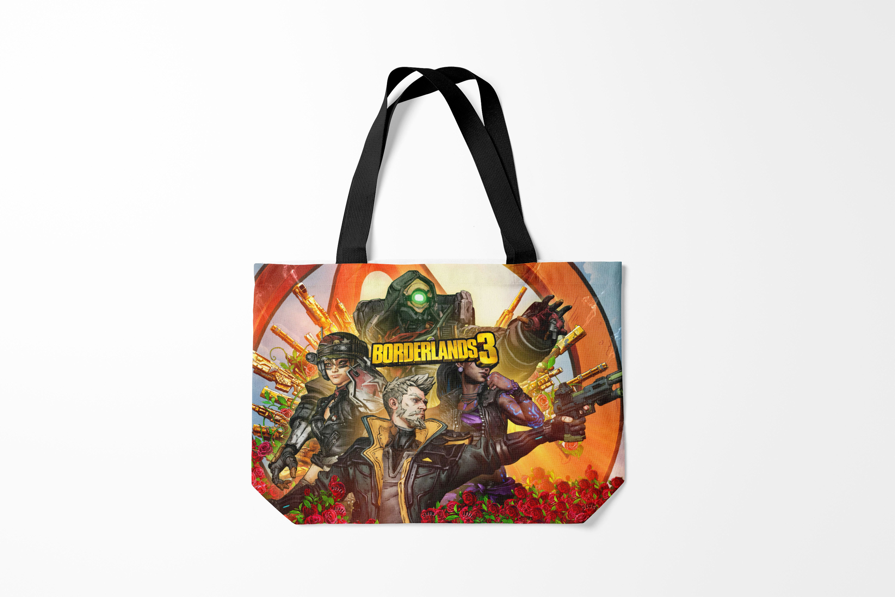 

Сумка шoппер унисекс Burnettie Borderlands 3., разноцветный, Borderlands 3.