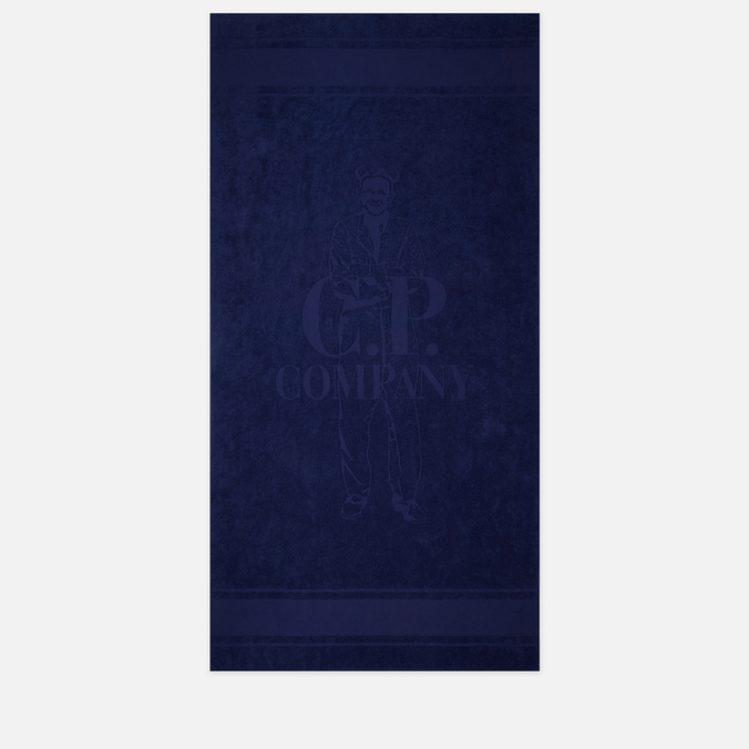Полотенце C.P. Company British Sailor Beach Towel синий