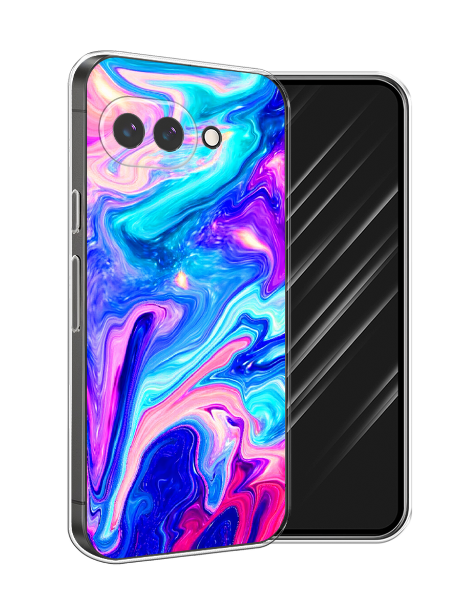 

Чехол Awog на Google Pixel 9a "Потеки краски", Розовый, 272250-1