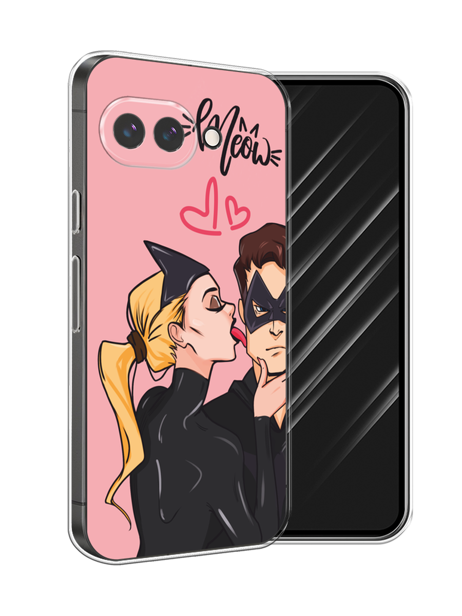 

Чехол Awog на Google Pixel 9a "Kiss of Cat Woman", Розовый;черный;бежевый, 272250-1