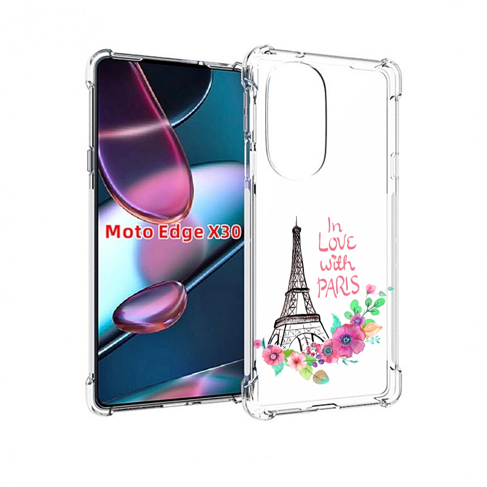 

Чехол MyPads любимый париж для Motorola Moto Edge X30, Прозрачный, Tocco