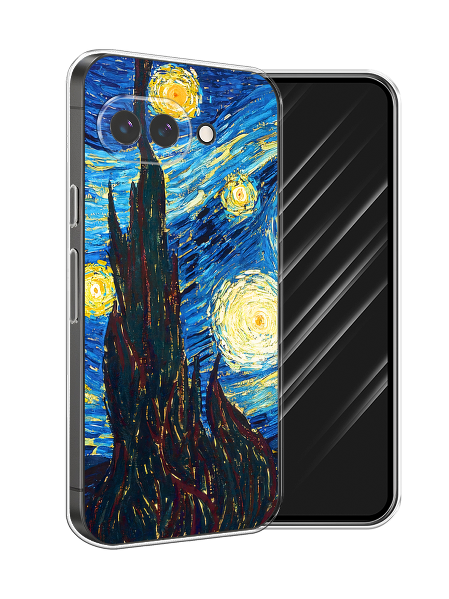 

Чехол Awog на Google Pixel 9a "Ван Гог Звездная ночь", Желтый, 272250-1