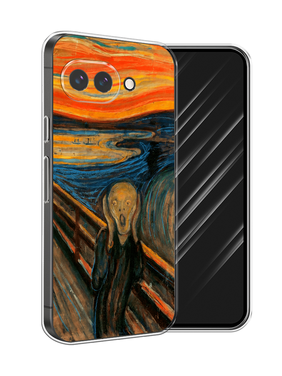 

Чехол Awog на Google Pixel 9a "Крик", Оранжевый;синий;серый, 272250-1