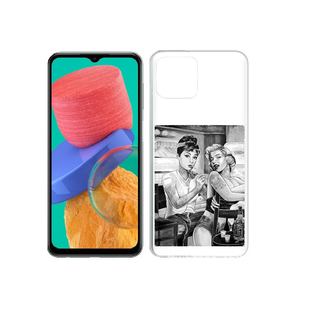 

Чехол MyPads Tocco для Samsung Galaxy M33 тату мастер (PT227322.603.637), Прозрачный, Tocco