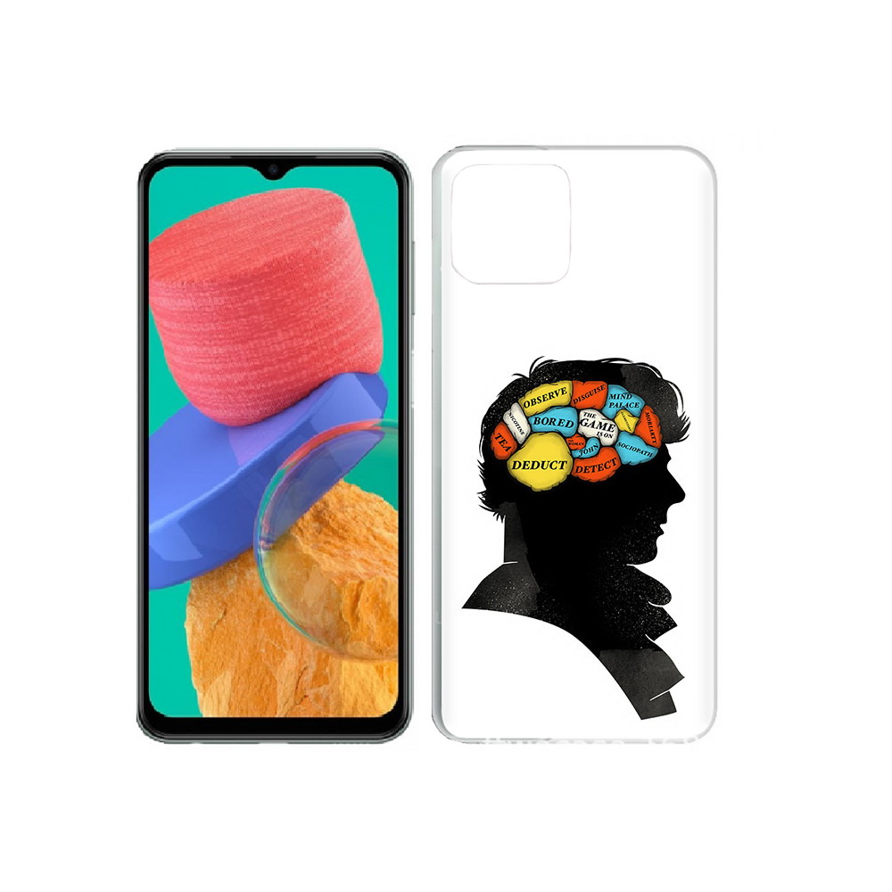 

Чехол MyPads Tocco для Samsung Galaxy M33 темный рисунок (PT227322.603.640), Прозрачный, Tocco