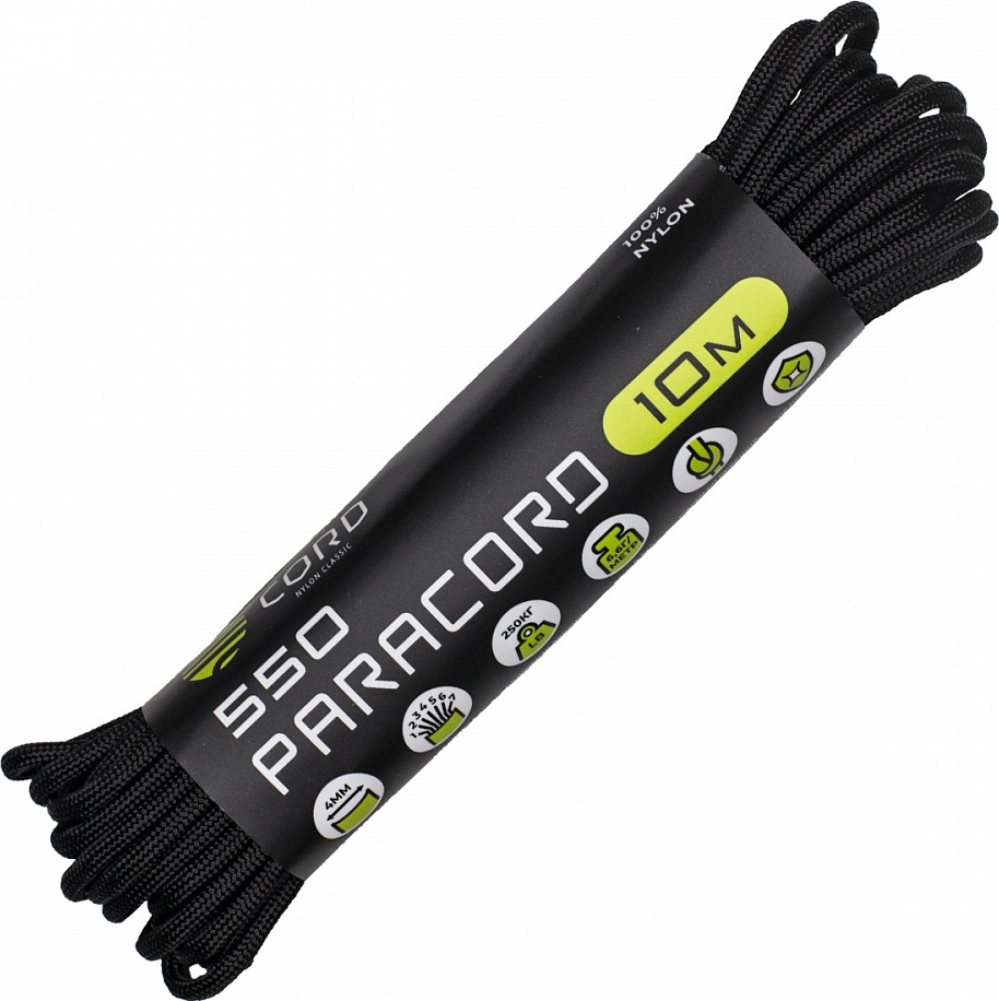 

Паракорд 550 Cord 10м (black), Черный