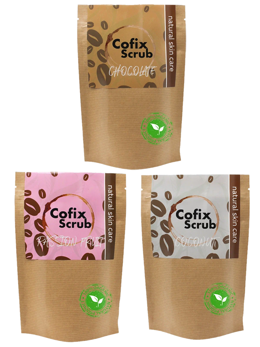

Набор антицеллюлитных кофейных скрабов COFIX SCRUB 3в1 кокос, шоколад, маракуйя по 200 г