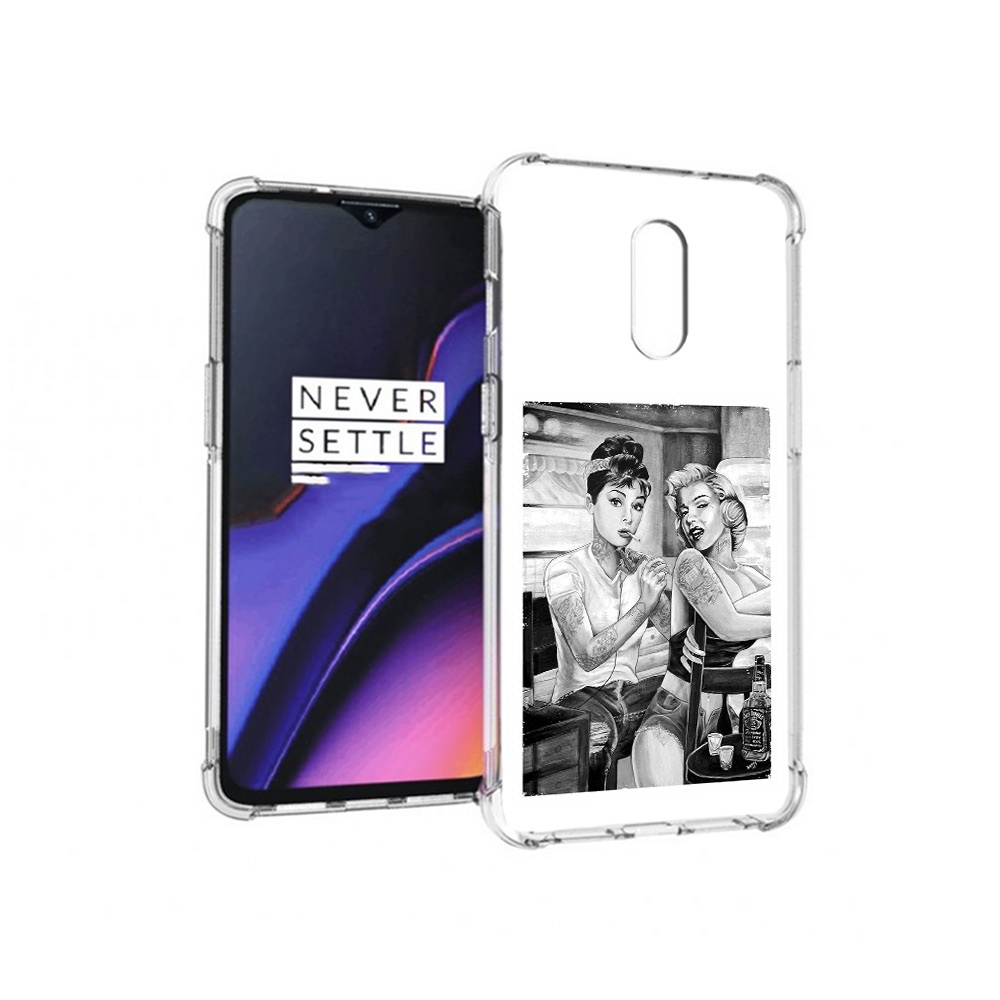 

Чехол MyPads Tocco для OnePlus 7 тату мастер (PT227043.140.637), Прозрачный, Tocco