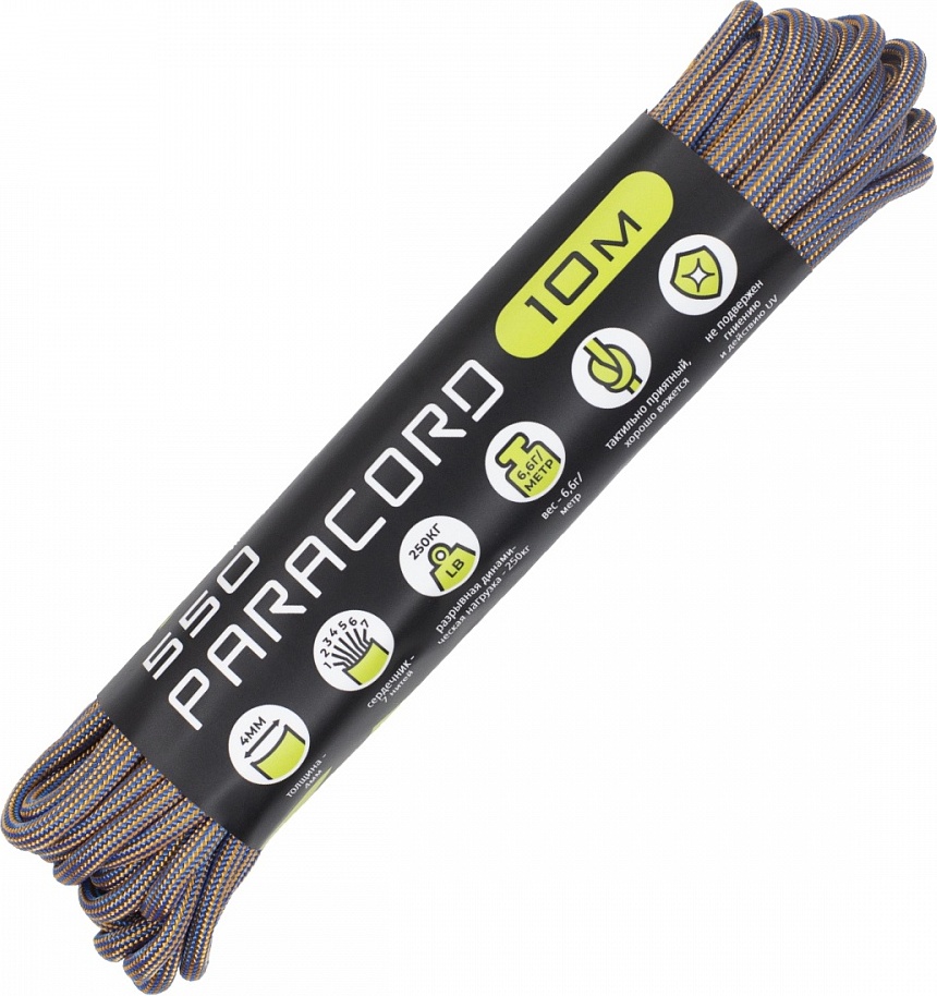 

Паракорд 550 Cord 10м (chameleon cloud)