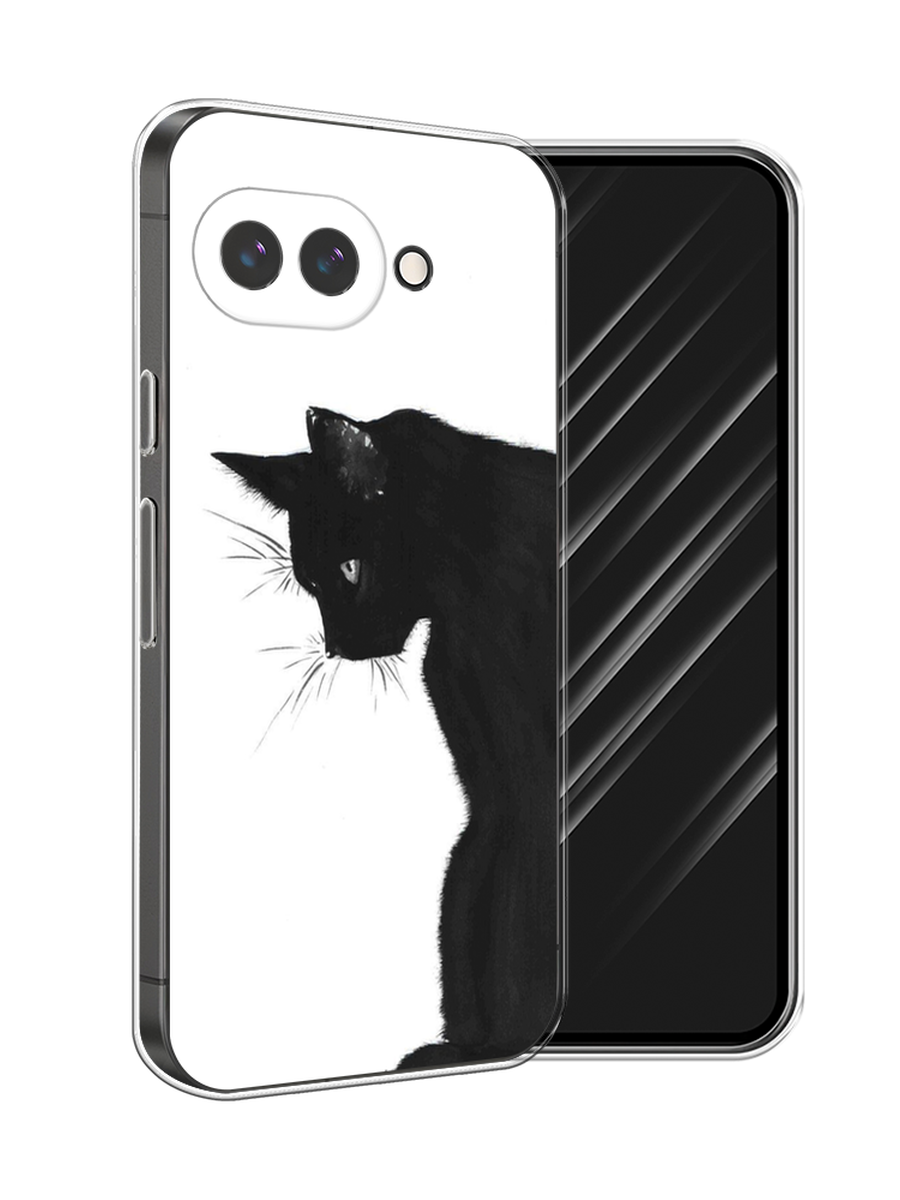 

Чехол Awog на Google Pixel 9a "Black cat", Черный;белый, 272250-1
