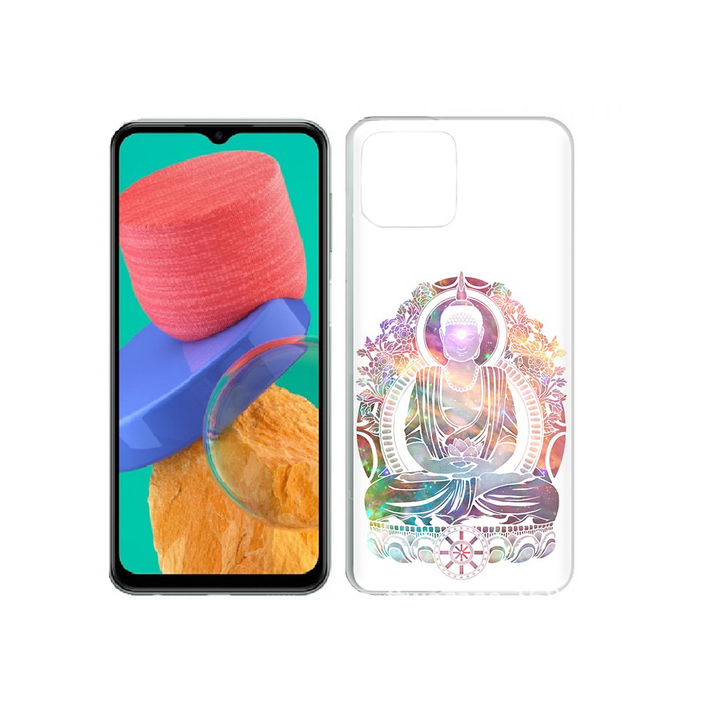 

Чехол MyPads Tocco для Samsung Galaxy M33 умный мужчина абстракция (PT227322.603.651), Прозрачный, Tocco