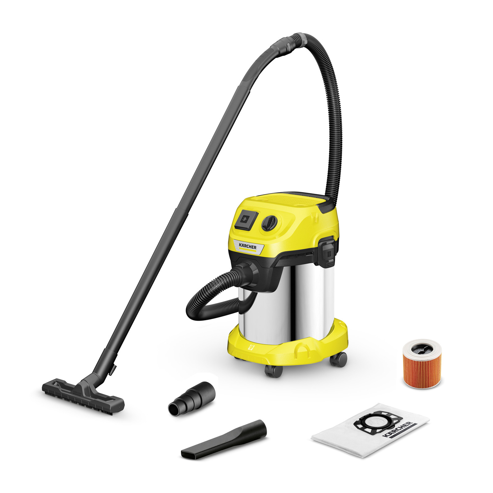 Пылесос Karcher WD 3 P S V-17 4 20 (1.628-190.0) + фильтр-мешки (SET)