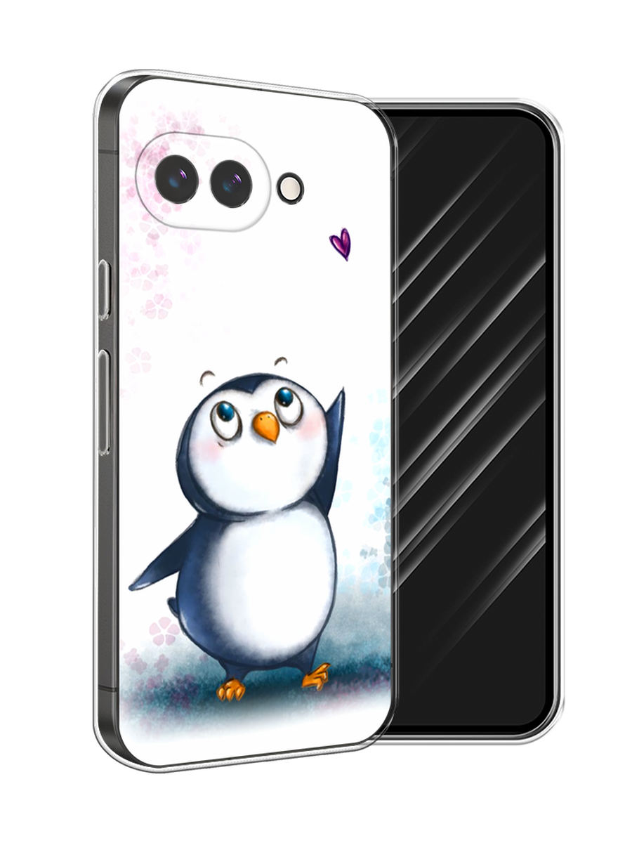 

Чехол Awog на Google Pixel 9a "Пингвин и сердечко", Белый, 272250-1