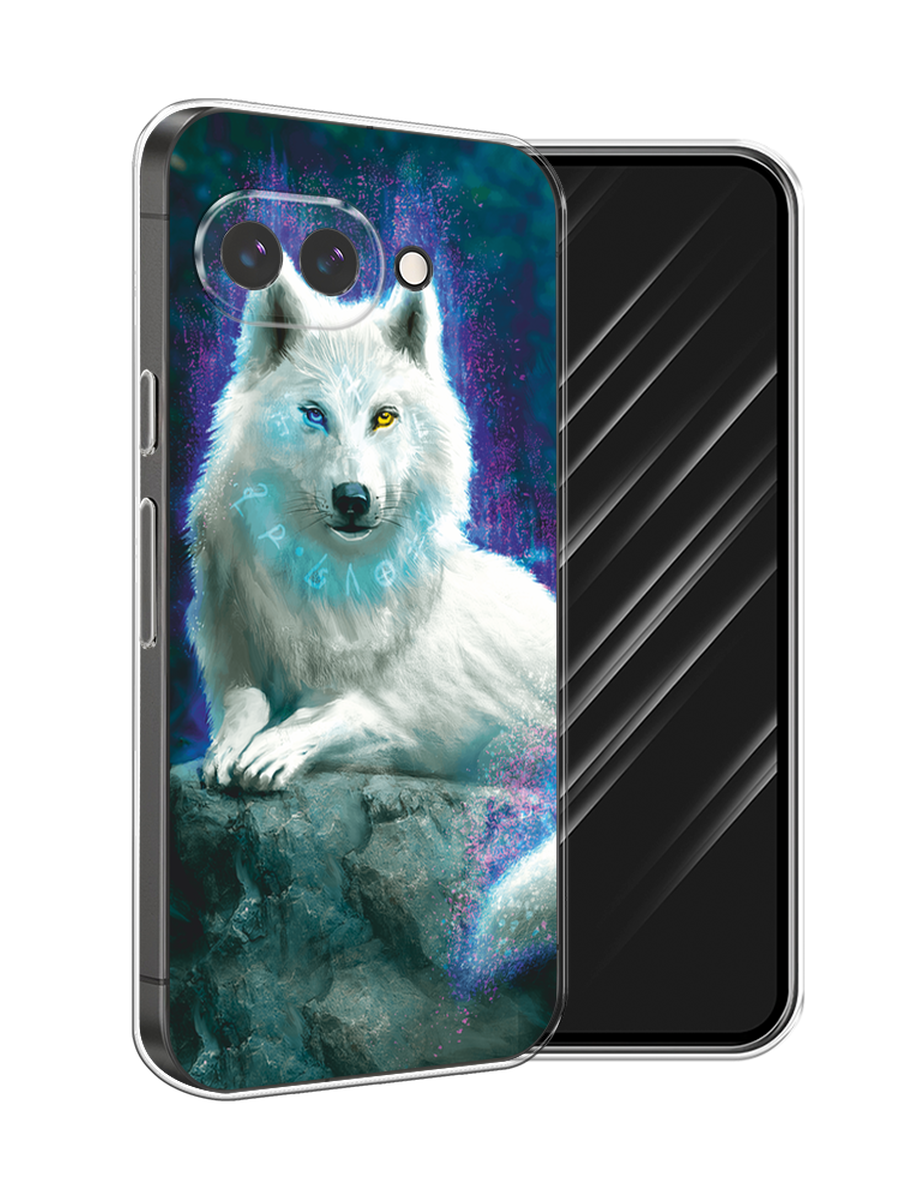 

Чехол Awog на Google Pixel 9a "Белоснежный волк", Белый;зеленый;фиолетовый, 272250-1